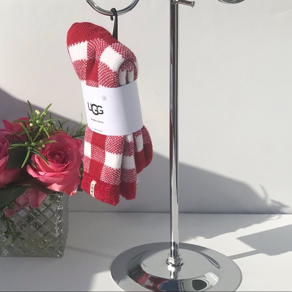 UGG Vanna Check Fleece lined Sock - Picture 1 of 7